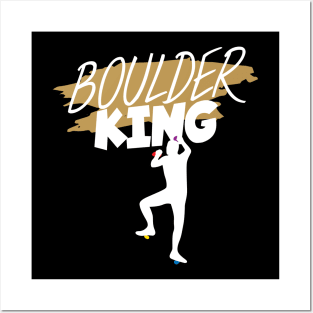 Boulder king men Posters and Art